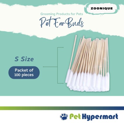 Zoonique Grooming Pet Ear Clean 100 ml / Pet Ear Buds Zoonique Grooming Pet Ear Clean 100 ml / Pet Ear Buds