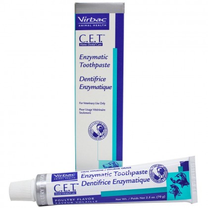 Virbac C.E.T. Enzymatic Dog & Cat Poultry Flavor Toothpaste 70 gram 